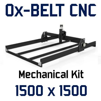 Ox Belt CNC Mechanical Kit - 1500 x 1500 - Black