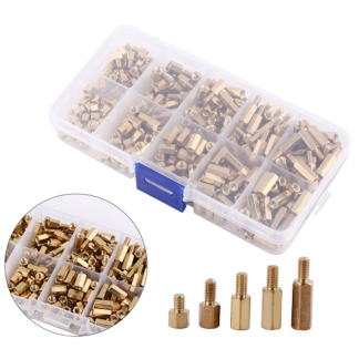 M3 Male-Female Brass Hex Column Standoff Spacer For PCB Board 300pcs