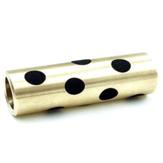 Copper Graphite Self Lubricating Bearing 8x12x30mm