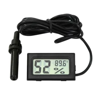 Digital Thermometer and Hygrometer - Mini LCD Display