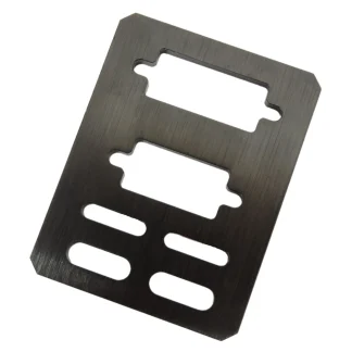 EDG Connector Mounting Plate - 3 & 4 Pin, 3.81mm - Aluminium