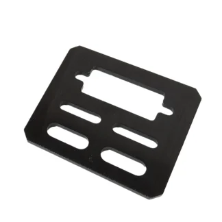 EDG Connector Mounting Plate - 4 Pin, 3.81mm - Aluminium