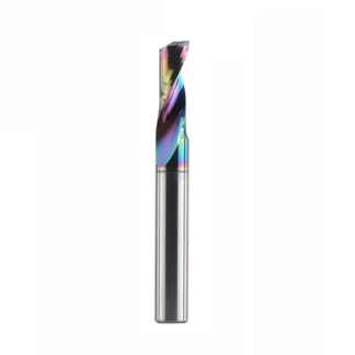1 Flute Carbide End Mills – Up Cut For Aluminium/Soft Metals - (Diamond - Like Carbon Coating)