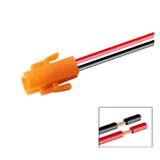 Connector and Cable for LED Indicator Highlight 8mm - 2 wires