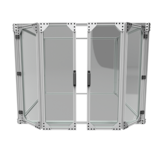 Bifold 2 Door Bundle - For 1000x750 Frame - Silver