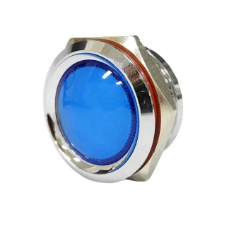 LED Indicator - 22mm - 9-24V - Blue