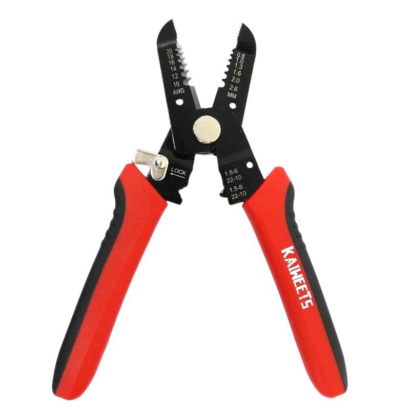 thumbnail image 2 of 5-Inch 3-in-1 Wire Cutter & Stripper – Alloy Steel Tool With Safety Lock For DIY & Electrical Work 2 of 14