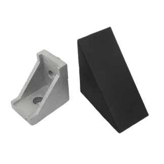 Cast 90-Degree Corner Bracket and Cover