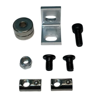 Magnetic Door Stop Hardware Pack - Silver