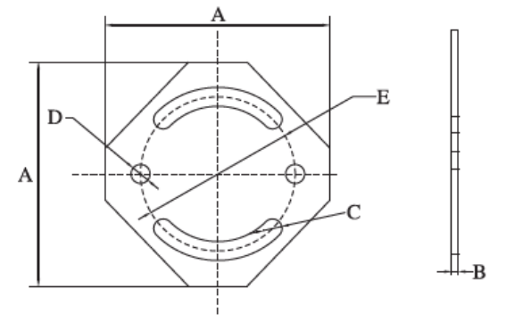 Flat Steering Connecting Plate