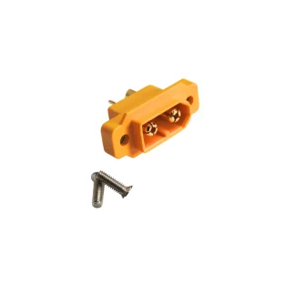 AMASS Panel Mount XT60E-M High Current DC Connector - Male - MakerBotics