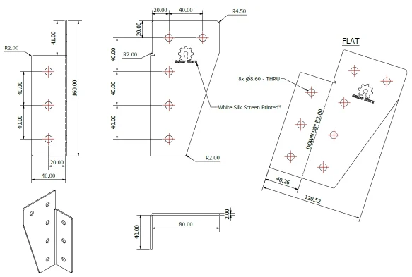 BRAC-40S-CNR-LEG-L-specs