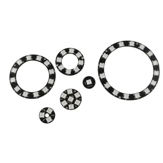 Addressable WS2812 5050 RGB Neopixel Rings - 1-16 Bit MakerBotics