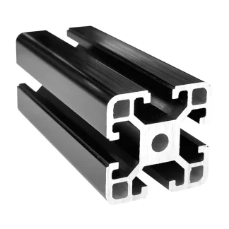 T-Slot 40 x 40mm - 40 Series - HEAVY Duty - Black