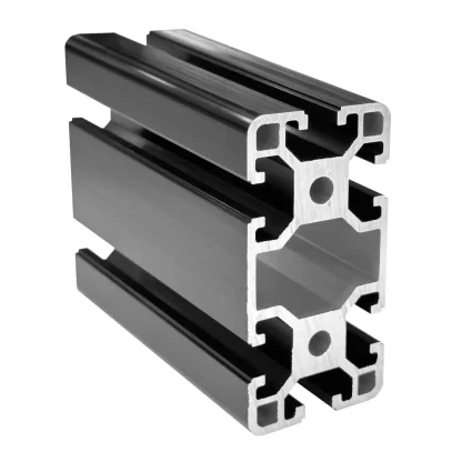 T Slot Rods T-Slot 40 x 80mm - 40 Series - HEAVY Duty - Black - Maker Store PTY LTD