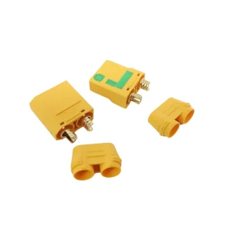 AMASS XT90S 90A Anti-Spark High Current DC Connector (Male/Female Pair) - MakerBotics