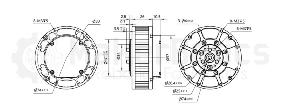 GIM6010-8 Joint Robot Motor